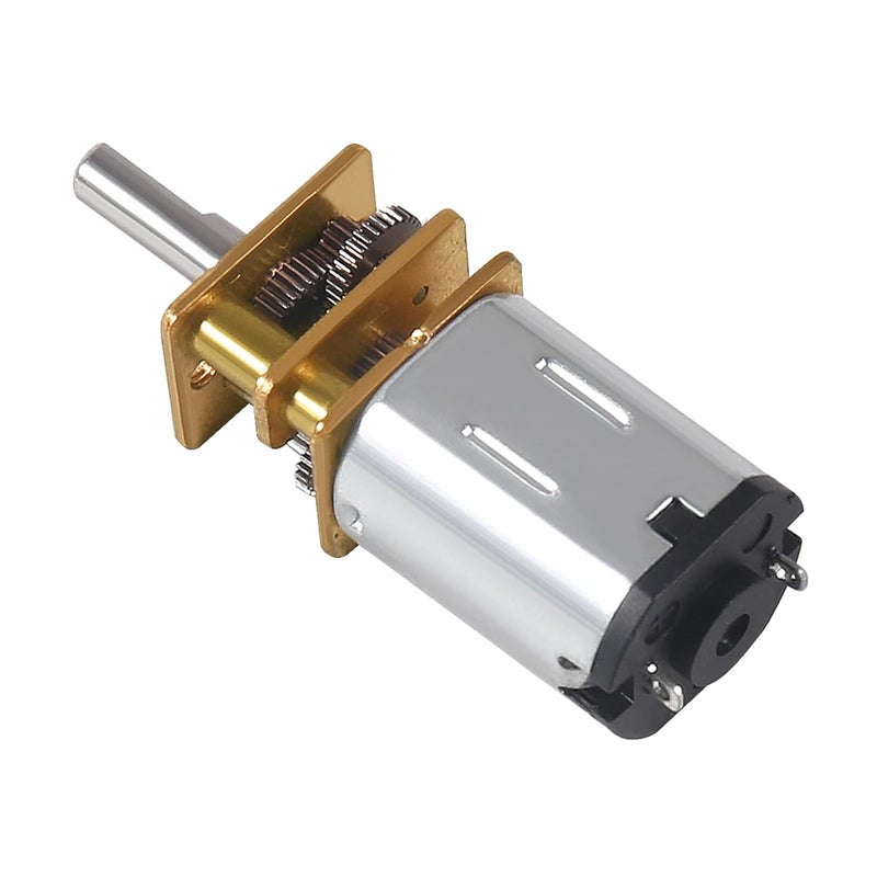 DORHEA 2Pcs DC 6V 1000RPM Gear Motor Full Metal Geared Mini Micro Gear with Gearwheel 1000RPM N20 Speed Reduction for DIY RC Toys Robort Smart Car Motor - Image 4